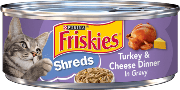 Friskies Shreds Turkey & Cheese Dinner In Gravy